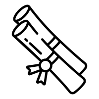 pictogramme de diplômes